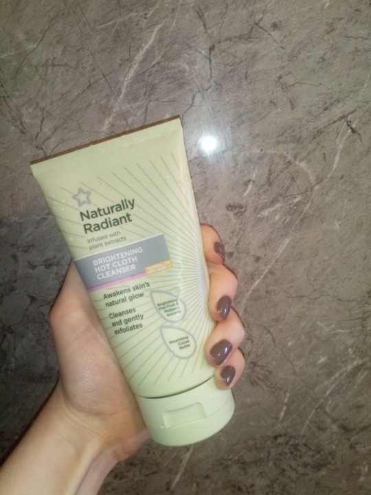 This specific cleanser contains cocoa butter.