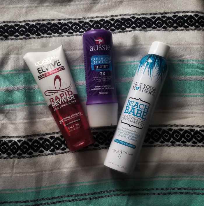 Less is more when it comes to hair. A deep conditioner and a dry shampoo are a girl's best friend.