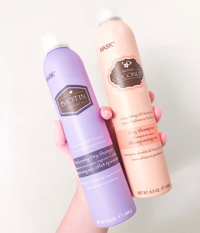 Hask is my absolute favorite dry shampoo brand.