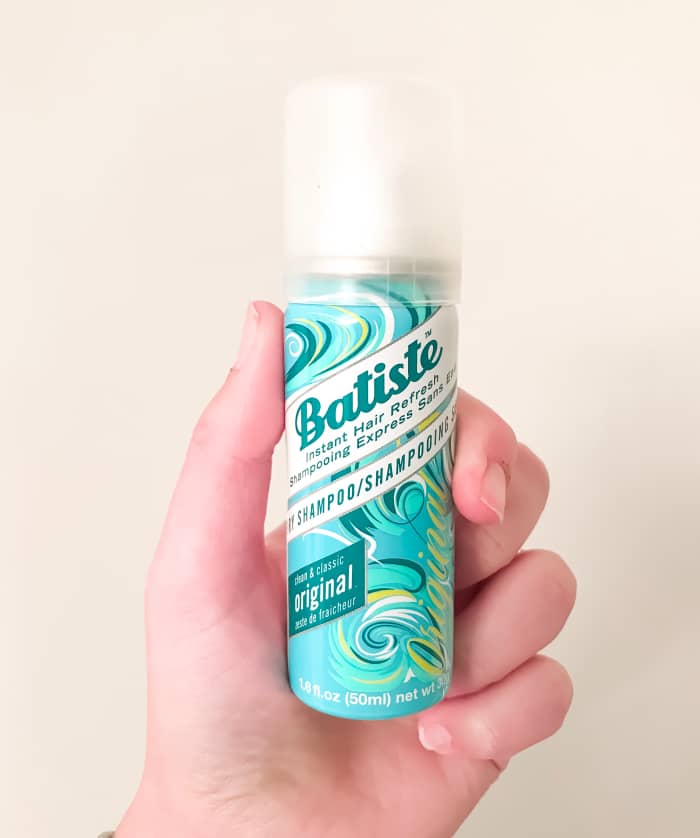 I love that Batiste Dry Shampoo is easy to find in a convenient travel size.