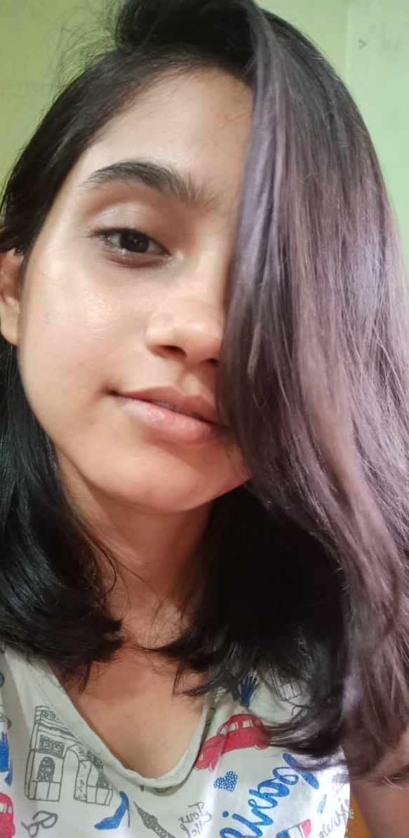 My hair after using the hair mask for one month. 