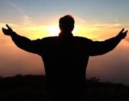 Pic: My Brother Embracing the Universe and Taking a Vow to Get Back to His Ideal Health