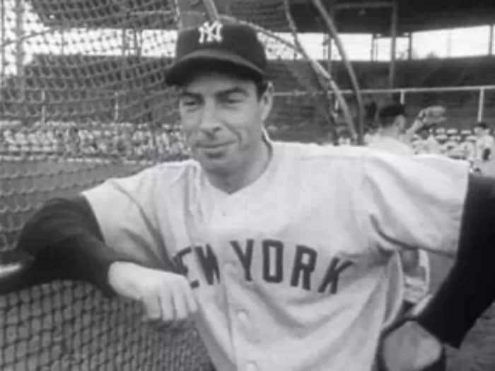 Joe DiMaggio in his final season, 1951.