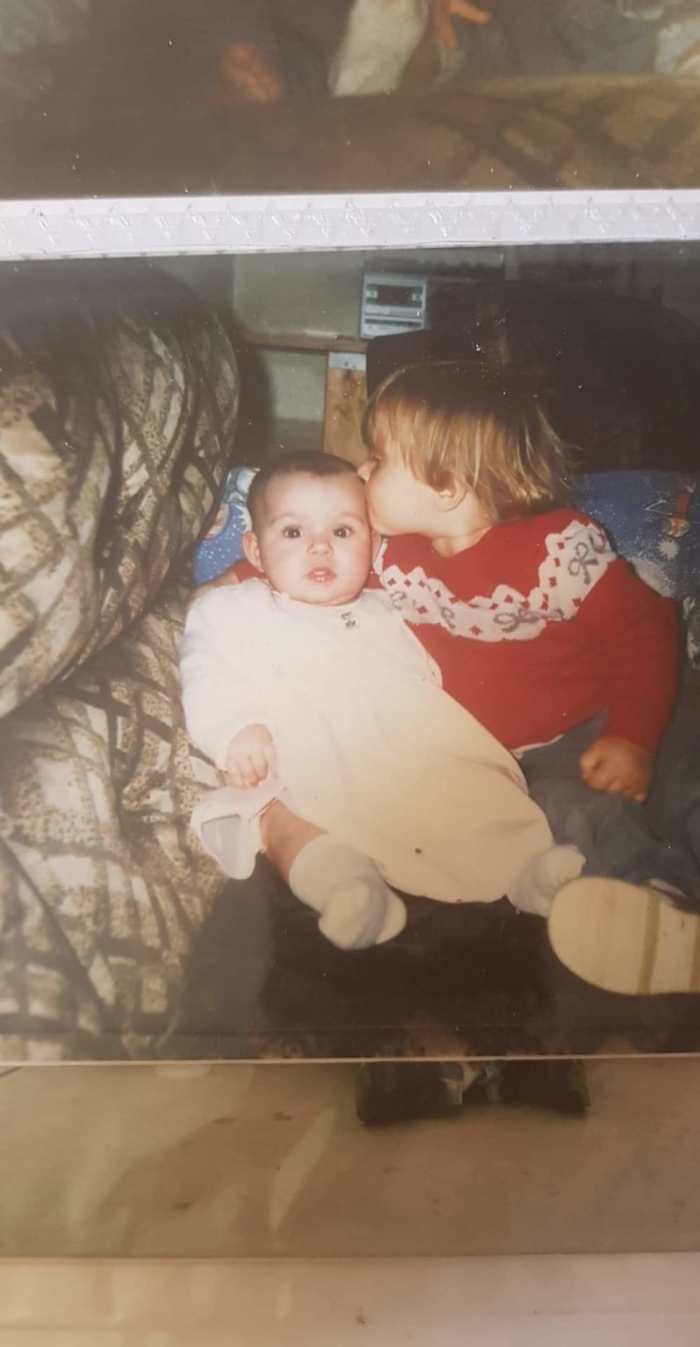 When yesterday had a lot of tomorrow and happy days x me n my brother who now lives in the flat above me and my partner still keeping an eye on me like the annoying Caring bro he is x