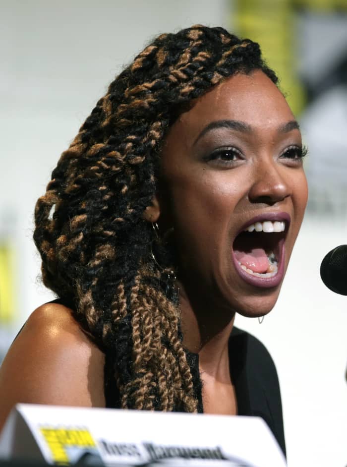 Sonequa Martin Green stars as Michael Burnham on Star Trek: Discovery.