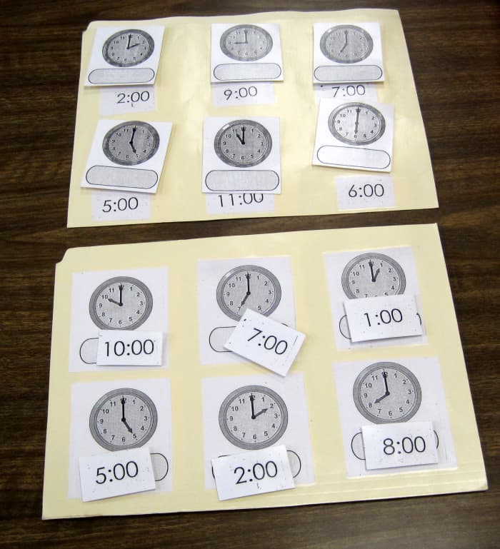 Teaching Telling Time: Velcro Clock Materials - WeHaveKids