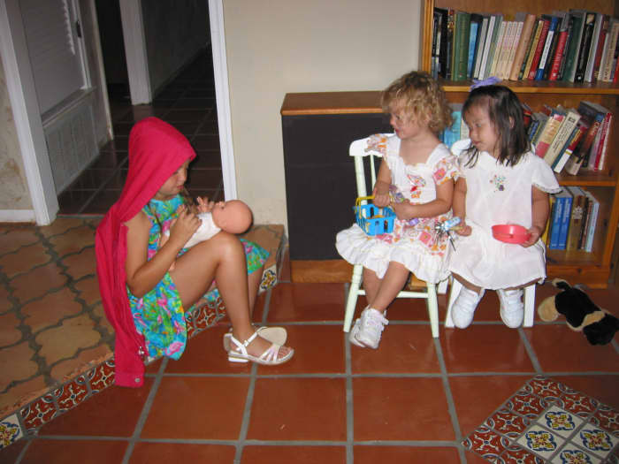 The oldest one in this picture is now off to graduate school and the two younger ones are getting their driver's licenses. My mom was right. Enjoy each day!