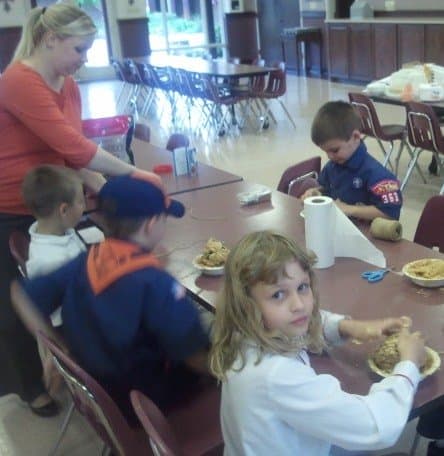 One of the challenges of the Boy Scouts is finding something for a daughter to do. She may be able to join in informally but is excluded from most activities.