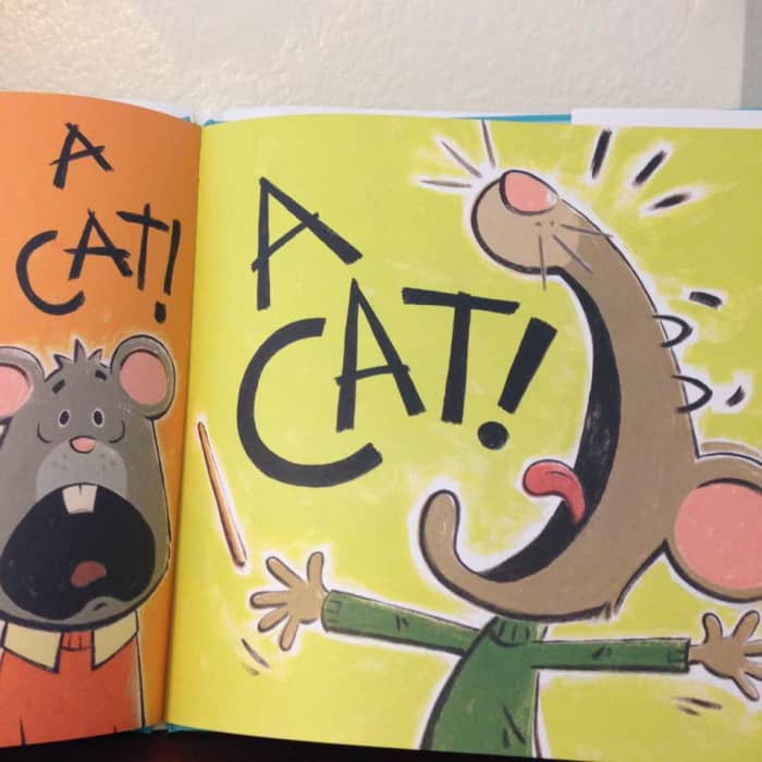 Illustration lends itself to dramatic role of screaming if in danger