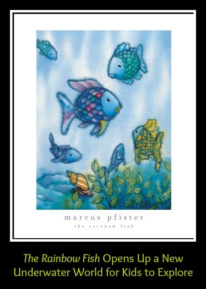 The Rainbow Fish by Marcus Pfister stimulates dramatic play by letting kids pretend their fish and other sea creatures.