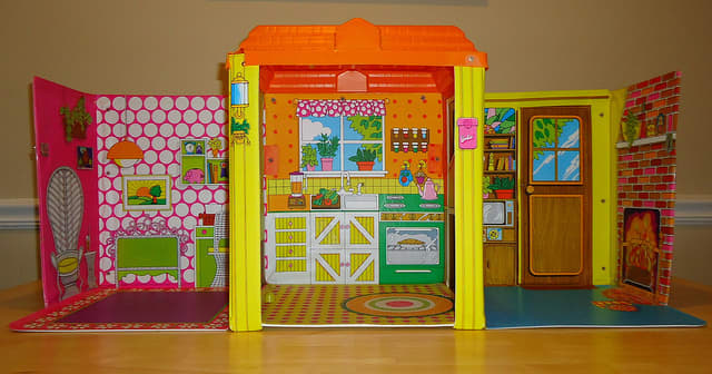 1970s barbie house