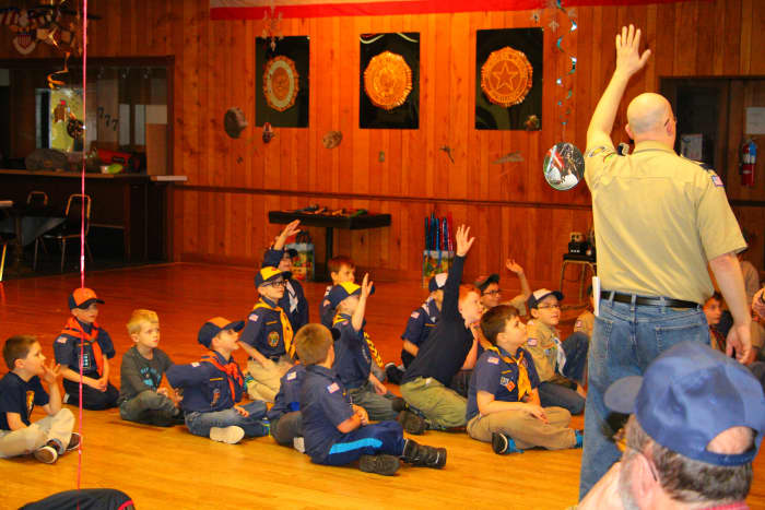 Give clear instructions about expectations prior to the event and address any scout not following the rules immediately to keep the event organized.