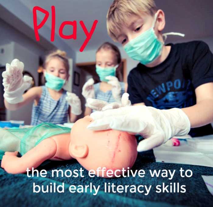 Parents want their kids to have pre-reading skills, but few realize that play is the best way to accomplish that.