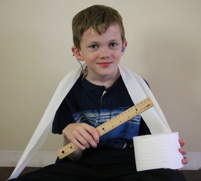 Have children map out shapes to create the greatest perimeter and area using toilet paper. Giggles—and learning—will most certainly take place!