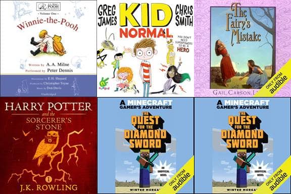 The audio book company Audible has a number of children's books available for free for a limited time.