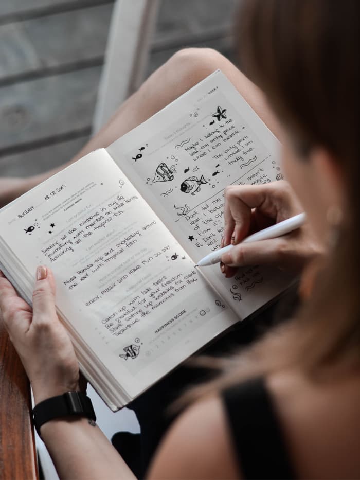 Take time to write out significant moments in your life to share with your child as they grow.