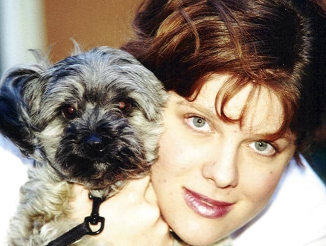 My first dog ever, Dickens. I rescued her, but I think she's the one who did the rescuing!