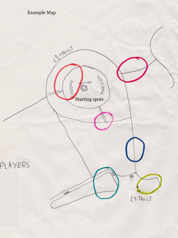 The map gives a rough idea where to find more tags, but people will still have to hunt around