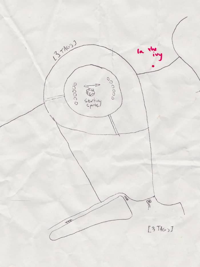In this map it is now easy to find some of the extra tags. This would be at the Cornucopia, possibly in a backpack.