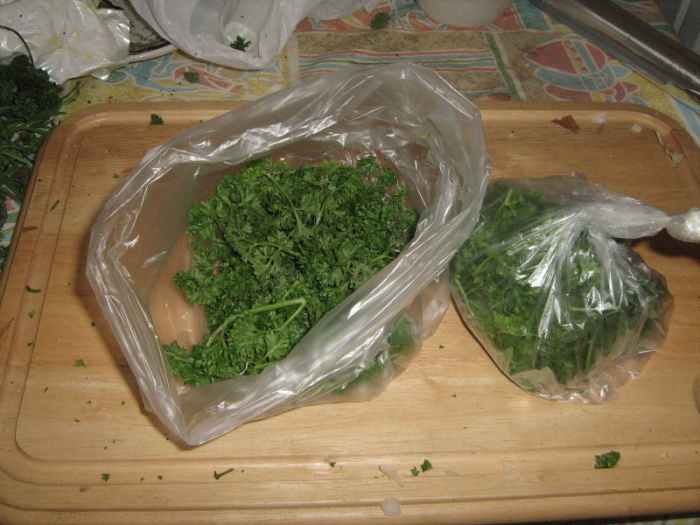 Fresh parsley