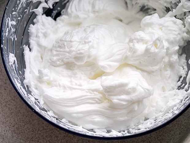 Egg white that has been beaten into peaks is useful in a variety of recipes.