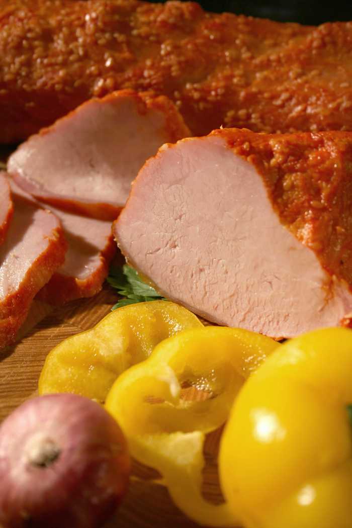 Tenderloin with orange mustard glaze