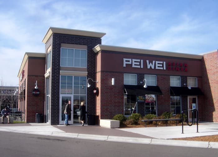 Pei Wei diner offers limited gluten-free menu items.