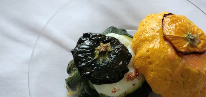 You can bake or roast pattypan—try it stuffed.