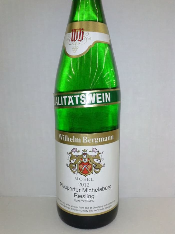 A typical German Riesling. Try it next to a Washington or California riesling for the best comparison.