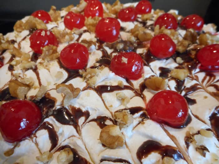 After the first bite of this mouth-watering ultimate banana-split dessert, you'll want to keep it all for yourself!