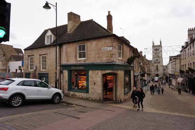 Nelson's butcher shop in Stamford, England.