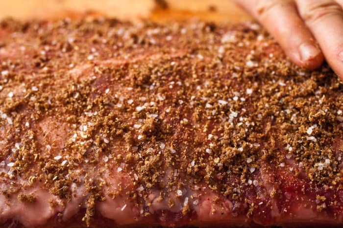 Some people tend to prefer complex rubs, while others keep it simple with just some salt and pepper and maybe one or two other ingredients.