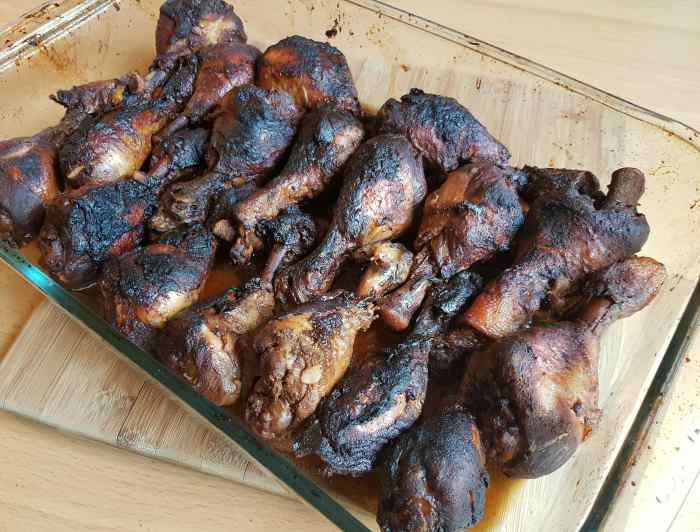 Recipe Easy Slow Cooker Jerk Chicken Drumsticks Delishably