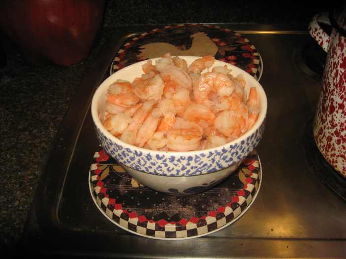Shrimp creole is a great way to use leftover shrimp.