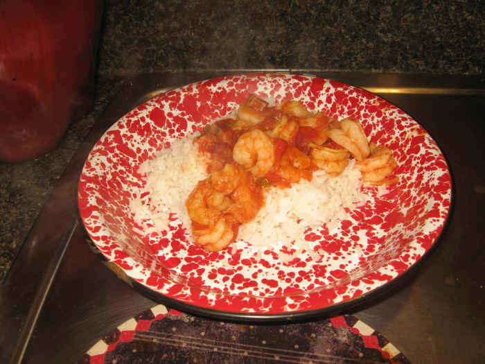 Charleston-style shrimp creole