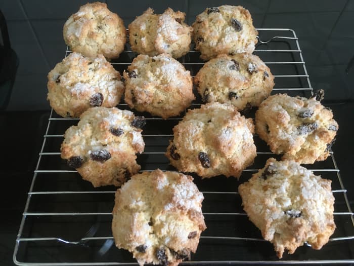 After baking, leave the cakes on the baking tray for a few minutes before transferring to a wire rack to cool.
