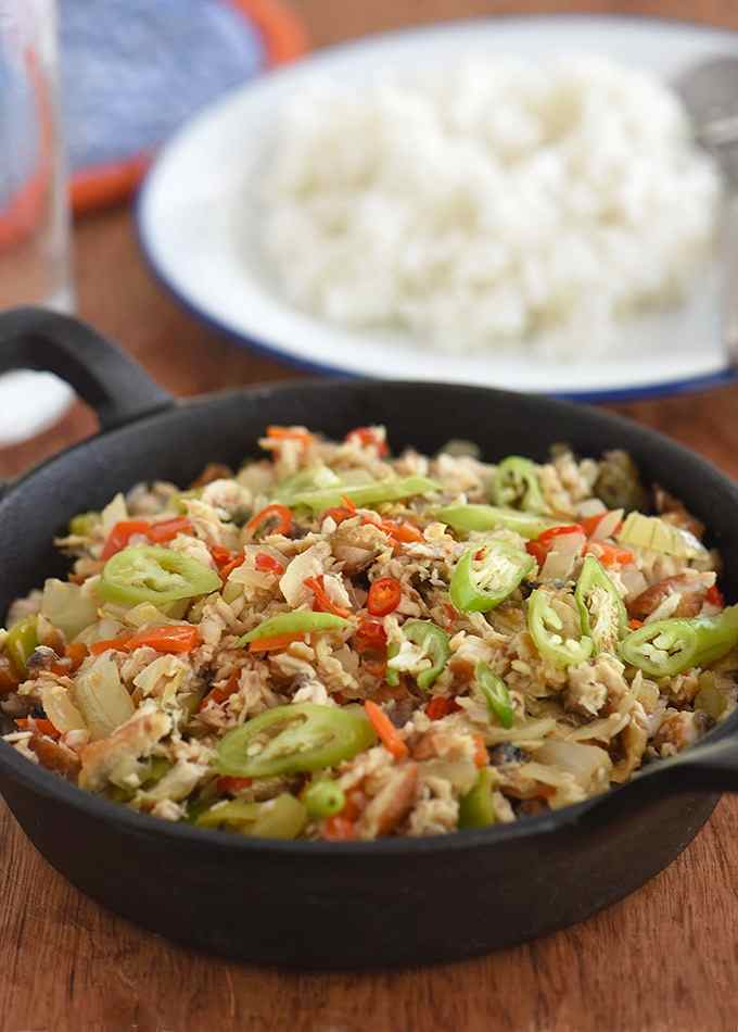 Bangus (milkfish) sisig