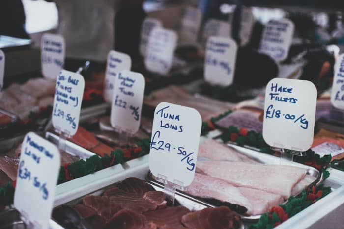 Meats of all kinds (cow, pig, fish, etc.) are a concentrated source of proteins, fats, cholesterol, calories, and many vitamins and micronutrients.