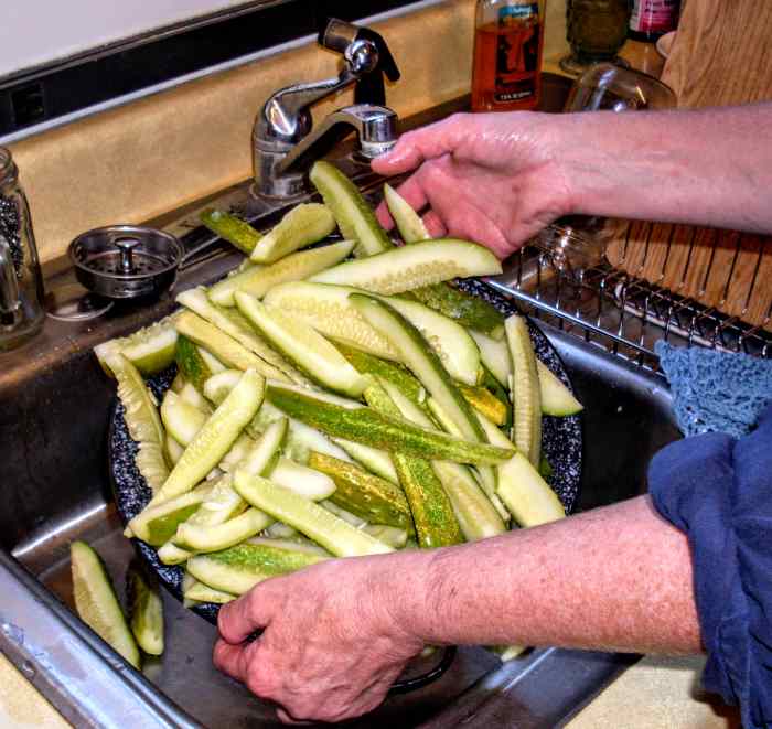 How to Make Cucumber Sweet Pickle Sticks An Illustrated Guide Delishably