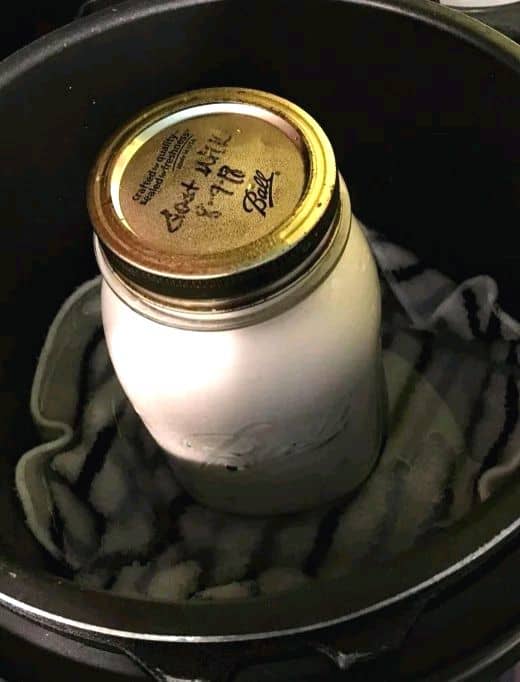 Some pressure or insta pots with a slow cooker or "warm" setting may be used. (Of course, so will a regular slow cooker.)