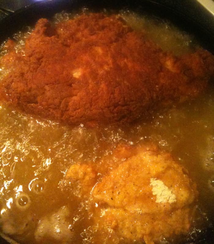 Don't crowd the pan! Start with the breast and thigh to ensure doneness. They take the longest to cook through.