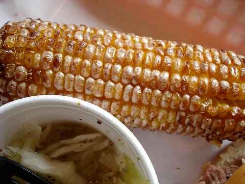 deep-fried corn