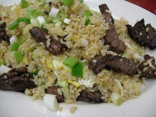 Peruvian Fried Rice with Beef, Green Onions, and Egg (Photo courtesy by arnold - inuyaki from Flickr.com)