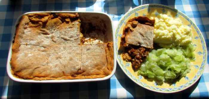 Learn how to make this ground beef pie recipe from scratch.