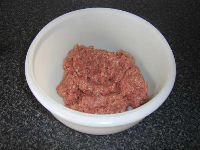 Mixing the Lorne Sausage Ingredients