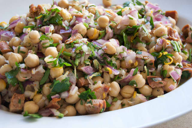 Cooked garbanzo beans can be used in a variety of delicious dishes.