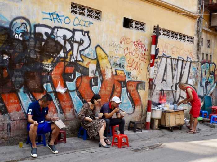 Street restaurant in Hanoi