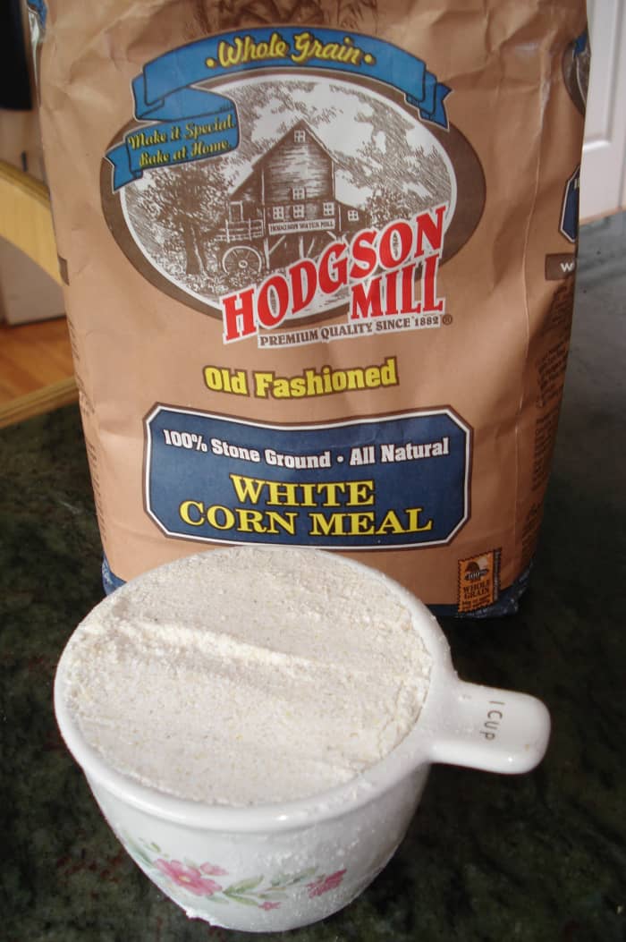 This is the corn flour I used in this recipe. I like the whole grain texture and it is healthier than processed flour.