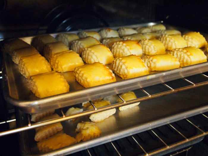 Baking in the oven