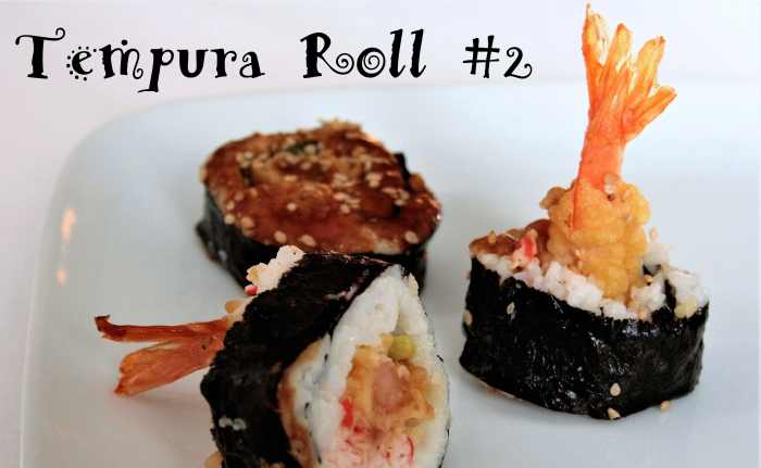 With the contents prepared tempura